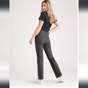 Quince Ponte Pant Black Straight Leg Sz S Petite NWT